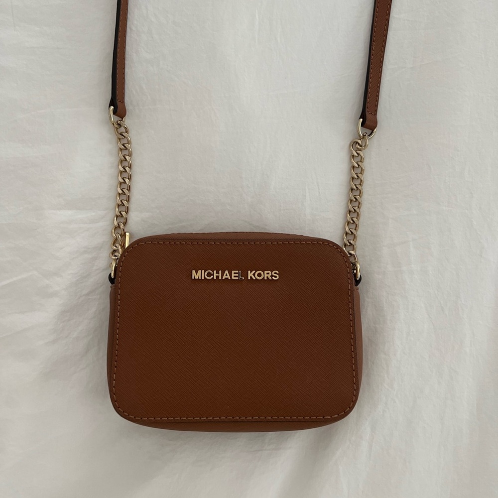 Michael Kors Small Brown Crossbody Bag